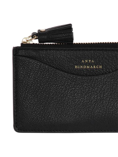 Women's Black Eyes Zipped Wallet Anya Hindmarch | 159913Black